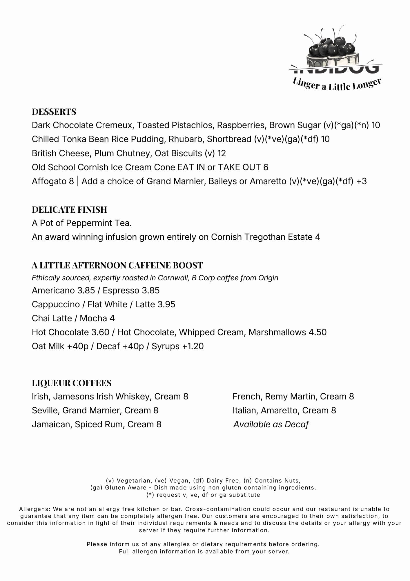Lovely, fresh desserts at INDIDOG Harbourside Restaurant in Falmouth. Don't bother with mains...go straight to desserts! Lovely, fresh desserts at INDIDOG Harbourside Restaurant in Falmouth. Don't bother with mains...go straight to desserts!